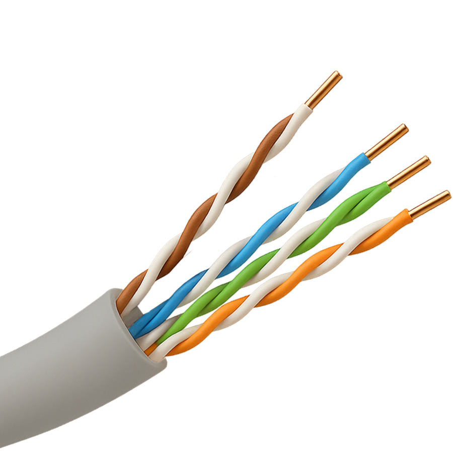 UTP5E-305-PVC-Eca CCA ~ Safire tīkla kabelis UTP Cat5E (Al) (spole 305m)