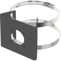 UV-TR-UP06-B-IN-BLACK ~ Staba kronšteins UNV kamerām 99 x 90 x 38mm MELNS