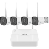 UNV 2MP 8 kanālu WiFi videonovērošanas komplekts (NVR + 4 bullet kameras)