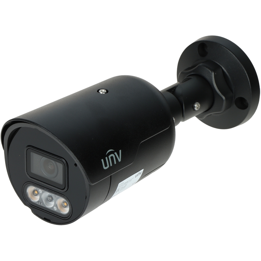 IPC2124LE-ADF28K-DL3 Black ~ UNV Wise-ISP IP kamera 4MP 2.8mm (SMART IR + WHITE LED)