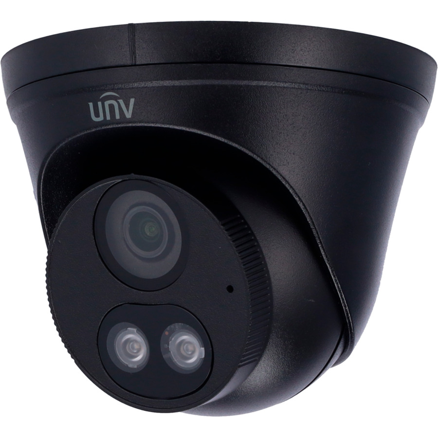 IPC3614LE-ADF28K-DL3 Black ~ UNV Wise-ISP IP kamera 4MP 2.8mm (SMART IR + WHITE LED)