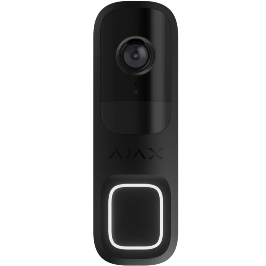 DoorBell Black ~ Ajax WiFi дверной звонок 2.4ГГц 4MP IP54