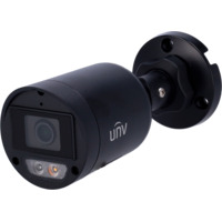IPC2124LB-AF40K-DL2 Black ~ UNV IP камера 4MP 4мм (SMART IR + WHITE LED)