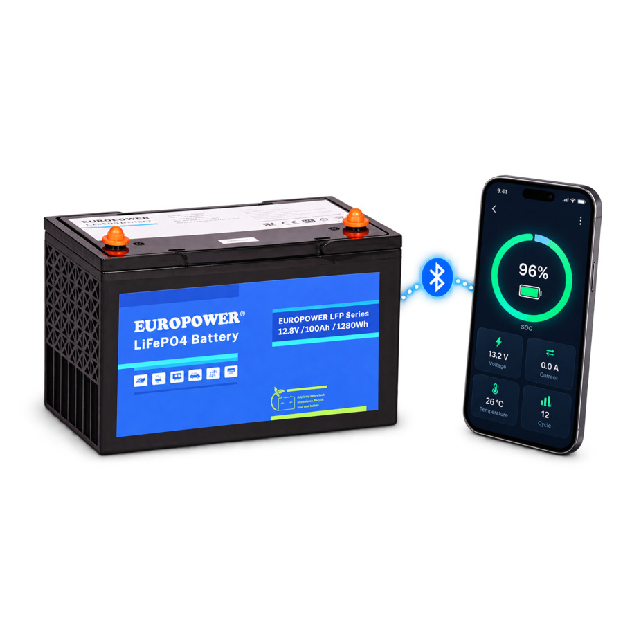 LiFePO4 akumulators 100Ah 12.8v Europower LFP