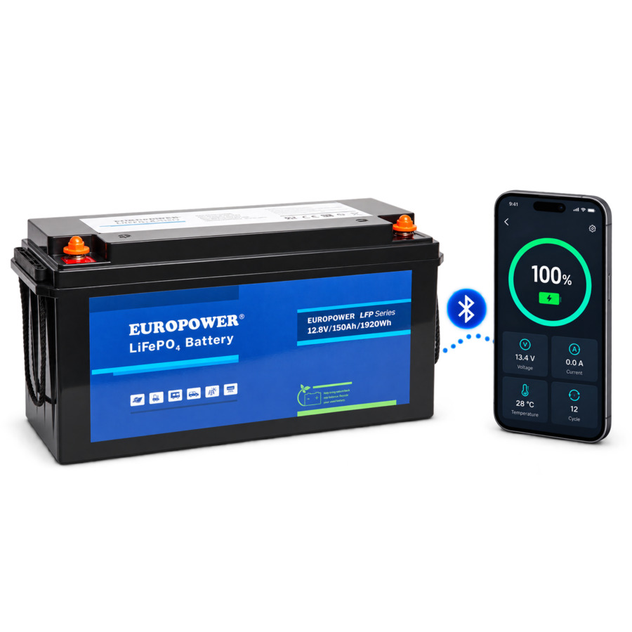 LiFePO4 akumulators 150Ah 12.8v Europower LFP