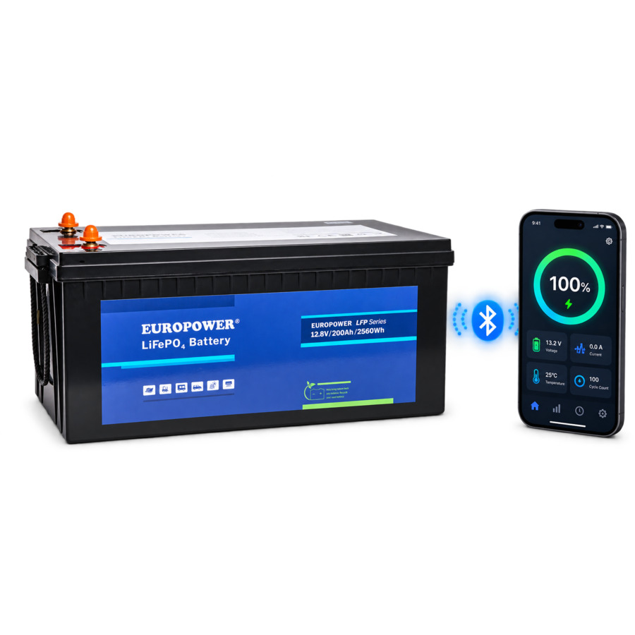 LiFePO4 akumulators 200Ah 12.8v Europower LFP