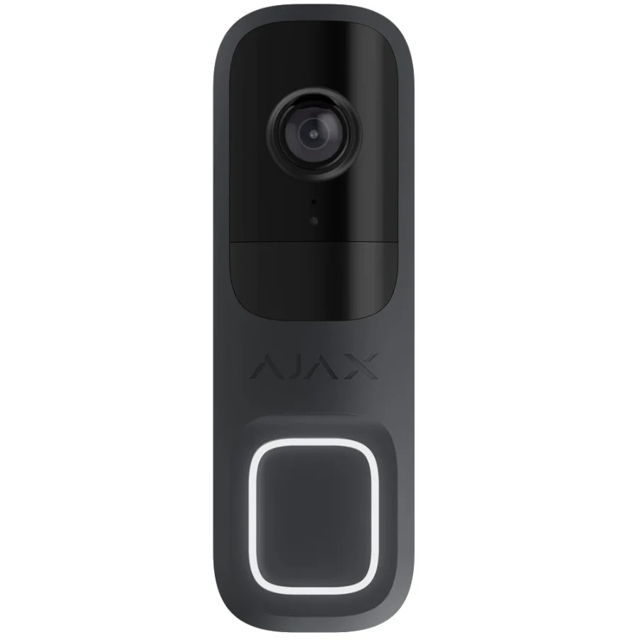 DoorBell Graphite ~ Ajax WiFi дверной звонок 2.4ГГц 4MP IP54