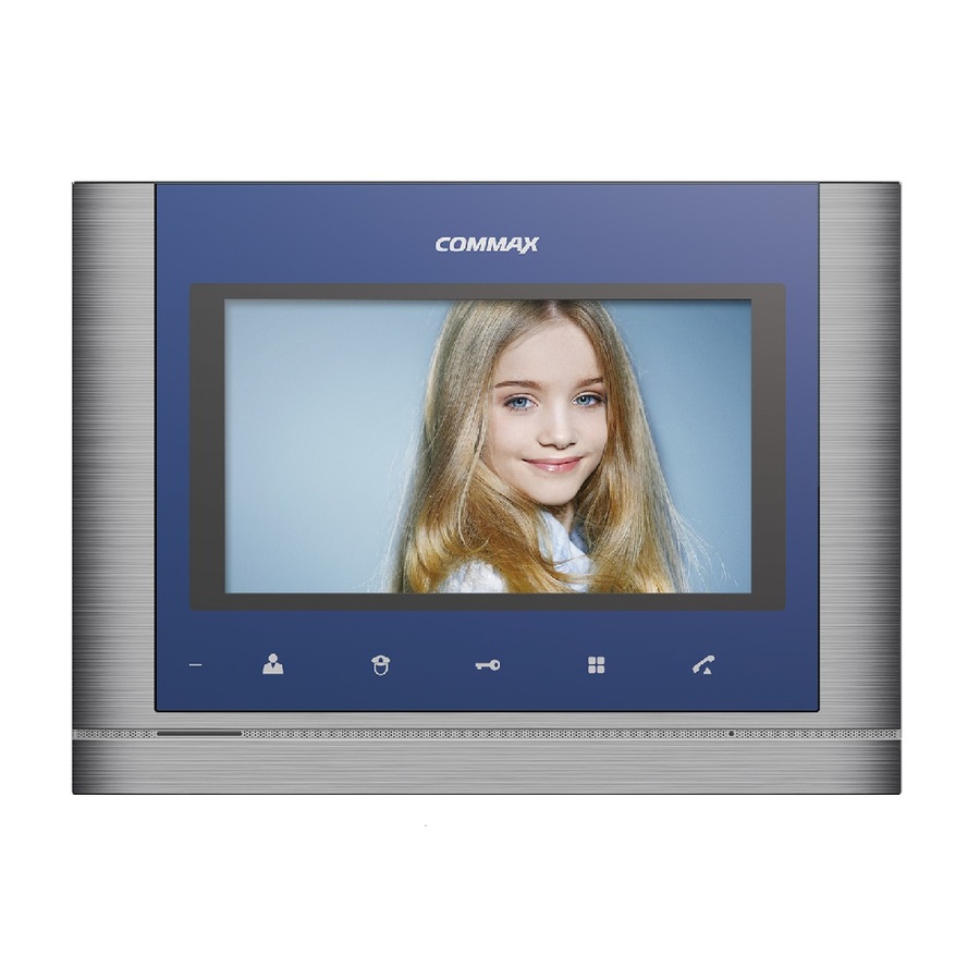 CDV-70M-D-SIL ~ Analogā video domofona monitors 7" LCD virsapmetuma Сommax