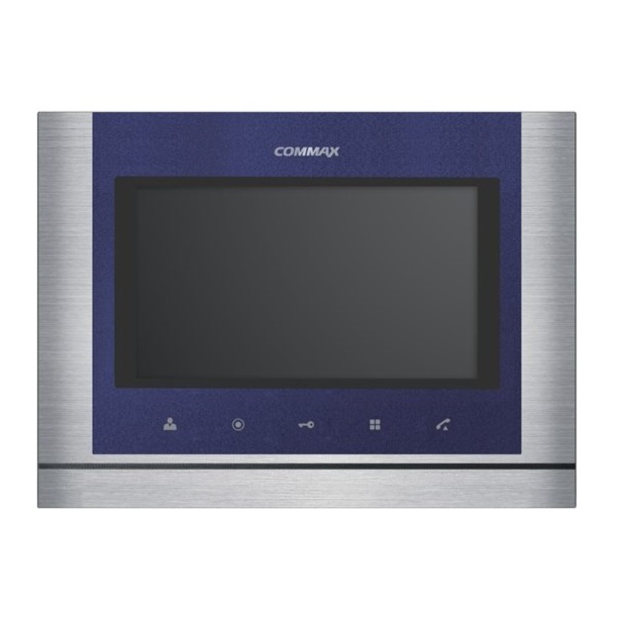 CAV-70MG ~ Daudzabonentu domofona monitors 7" LCD hands free 220v