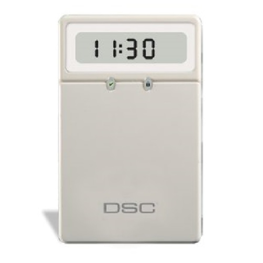 DSC LCD-5511 ~ Вертикальная символьная LCD клавиатура с крышкой