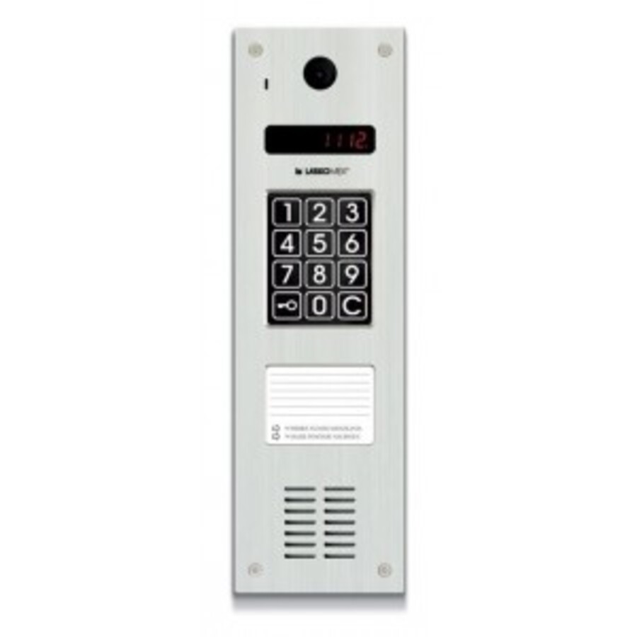 CP-2533NR-4 ~ Daudzabonentu audio domofona ieejas panelis ar RFID nolasītāju zemapmetuma Laskomex