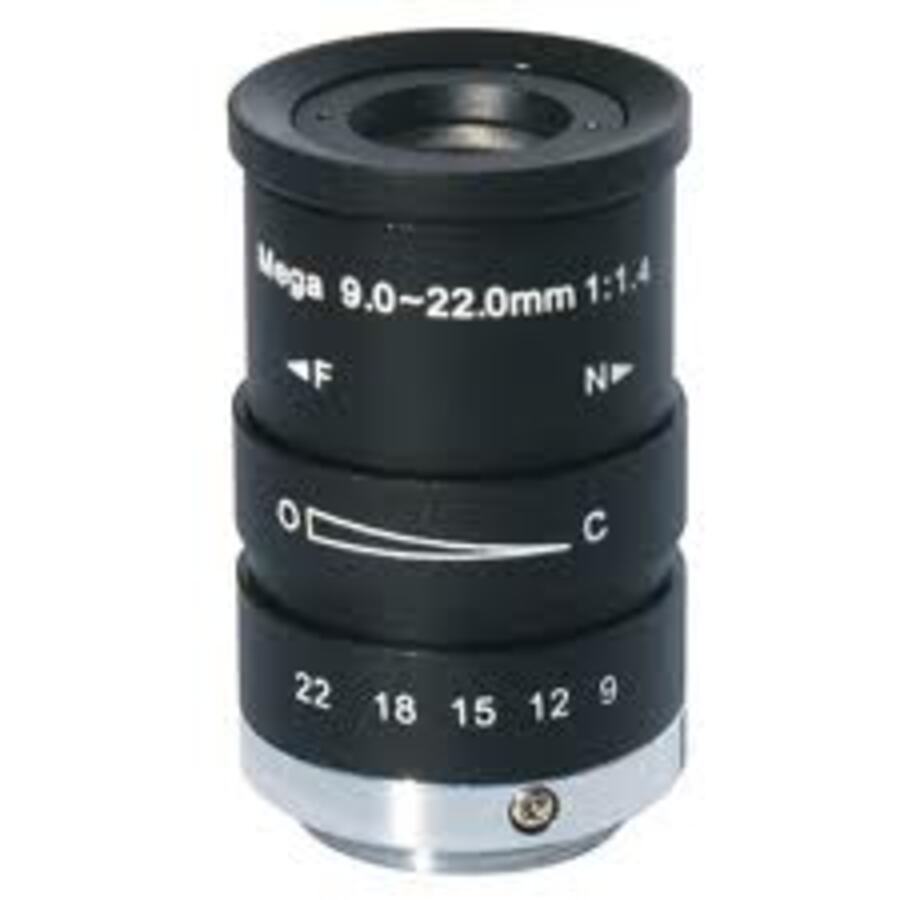HF0922MMP ~ Kameru objektīvs 1Mpix 9-22mm Manual Iris F1.4