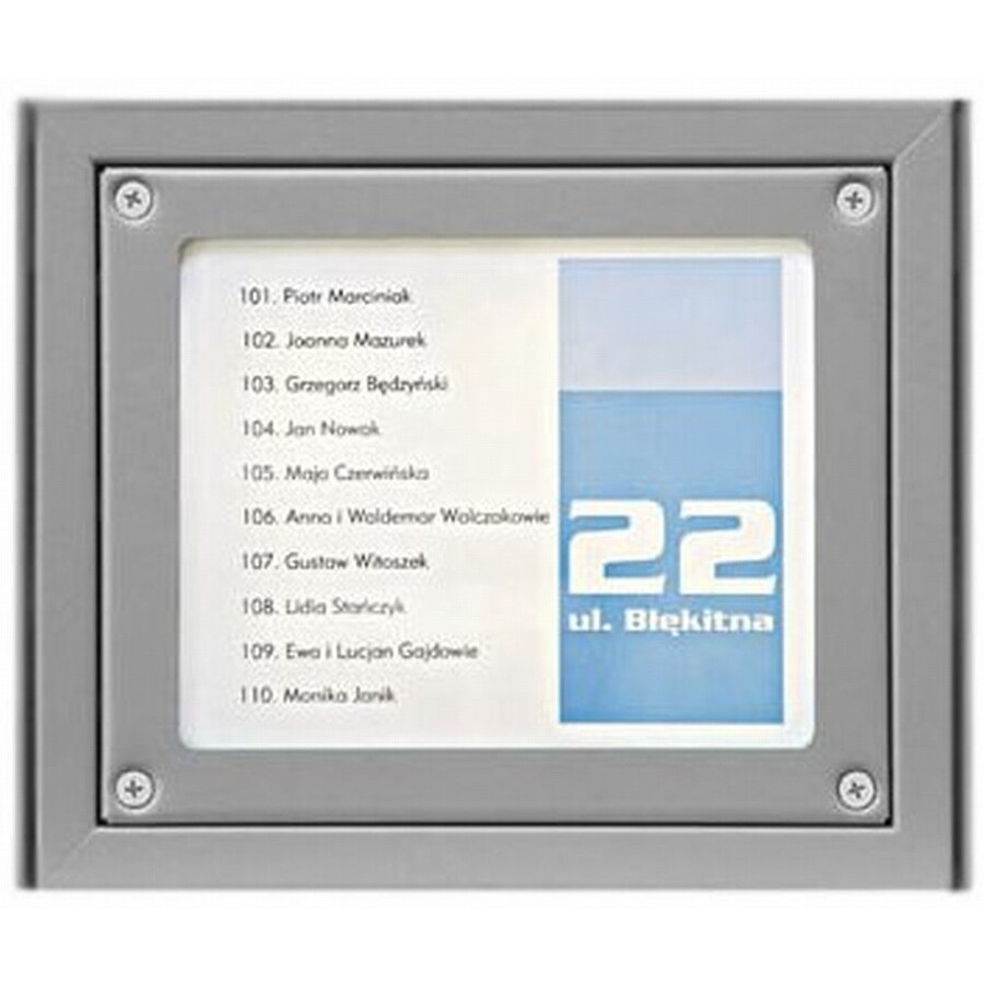 NP-3000 ~ Список абонентов серый для аудиодомофонов Laskomex