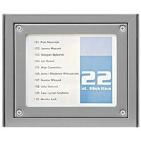 NP-3000 ~ Список абонентов серый для аудиодомофонов Laskomex