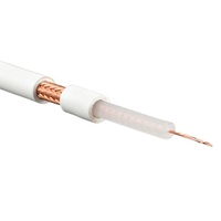 Коаксиальный кабель для систем видеонаблюдения RG-59 белый