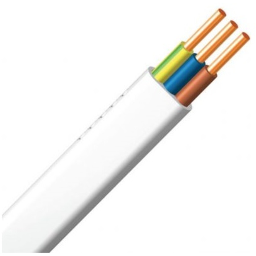 Elektrības kabelis monolīts 3*1.5 BVV-P