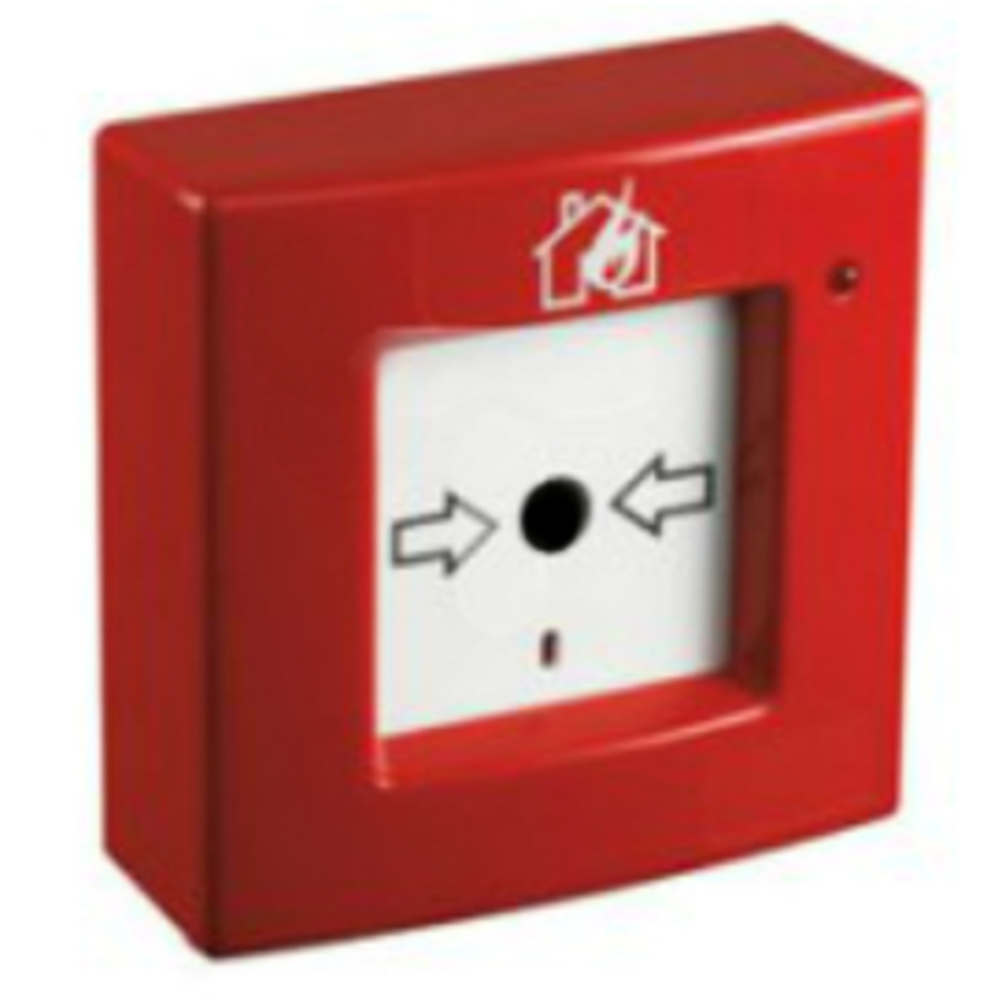 FMR500 ~ Adrešu ugunsdzēsības trauksmes poga ar aizsargstiklu