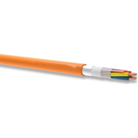 Ekranēts ugunsizturīgs kabelis 1*2*1+0.8 JE-H(st)H ar zemējumu (FE180/E30)