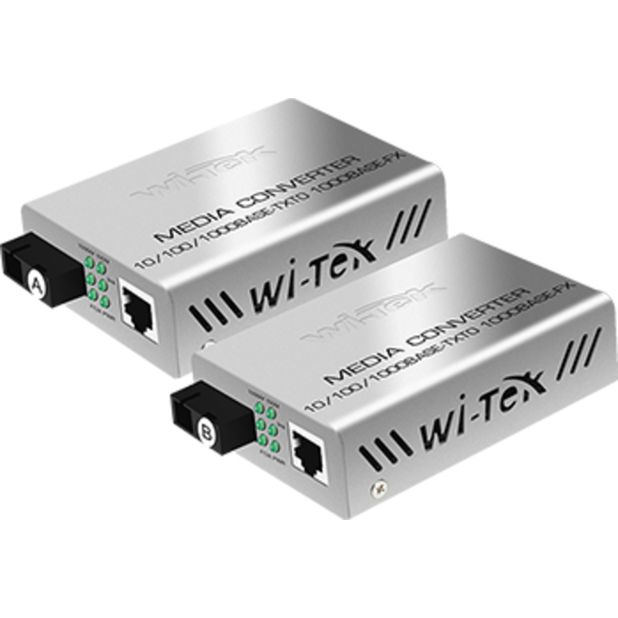 WI-MC103G ~ Комплект оптических медиаконвертеров 1000 Мбит 3км 5V
