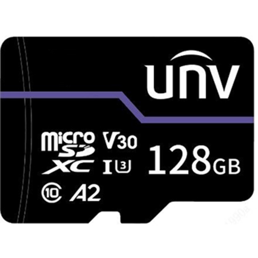 TF-128G-T-IN ~ 128GB UNV microSD atmiņas karte kamerām, droniem, telefoniem un sporta kamerām