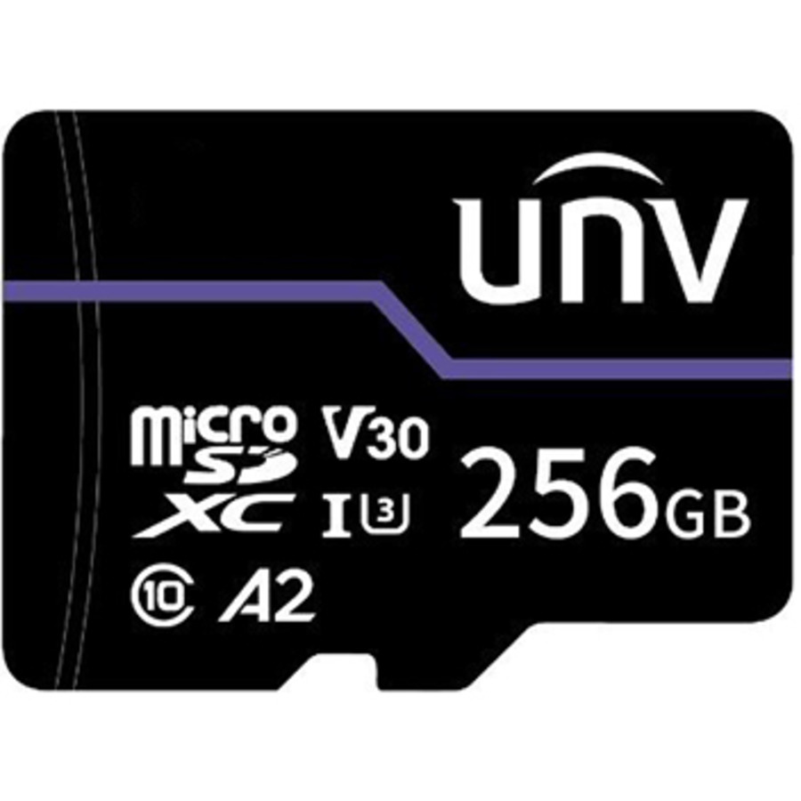 TF-256G-T-IN ~ 256ГБ UNV microSD карта памяти TLC C10/U3/V30/A2 100/85Mбит
