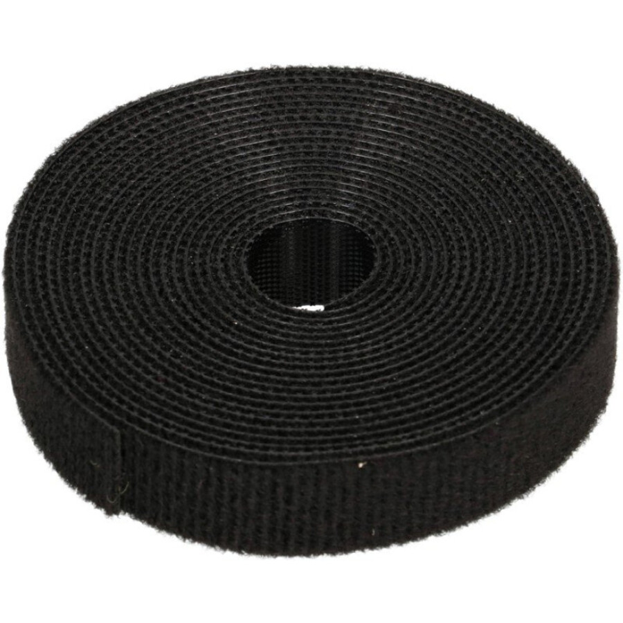 Velcro лента 12.5мм черная (3м)