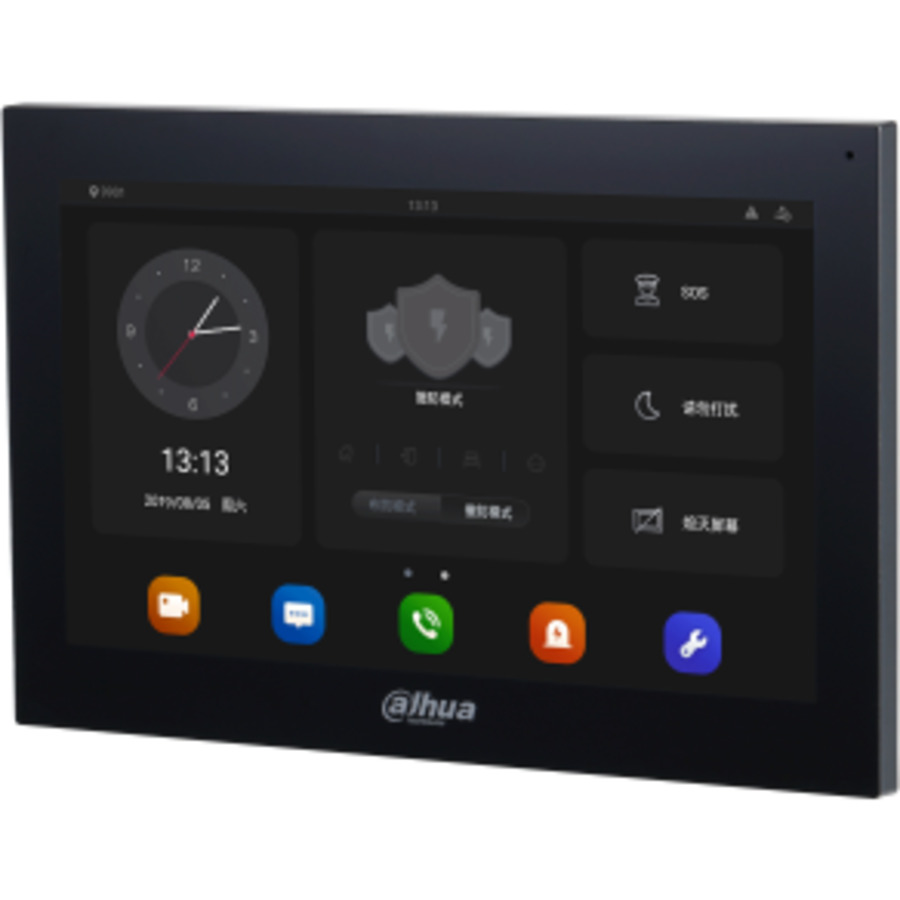 VTH5341G-W ~ Android IP/WiFi domofona monitors ar PoE 10" skārienekrāns LCD virsapmetuma H.264 Dahua