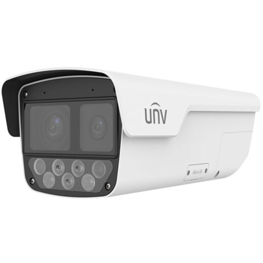 IPC28184EA-ADX5K-F40-I1 ~ UNV Lighthunter Intelligent IP kamera ar diviem objektīviem 8MP motorzoom 10-50mm / 4MP 4mm