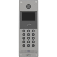 OEU-301S-HMKA ~ UNV Уличная IP вызывная панель видеодомофона с PoE и RFID считывателем на 10000 карт врезная Linux