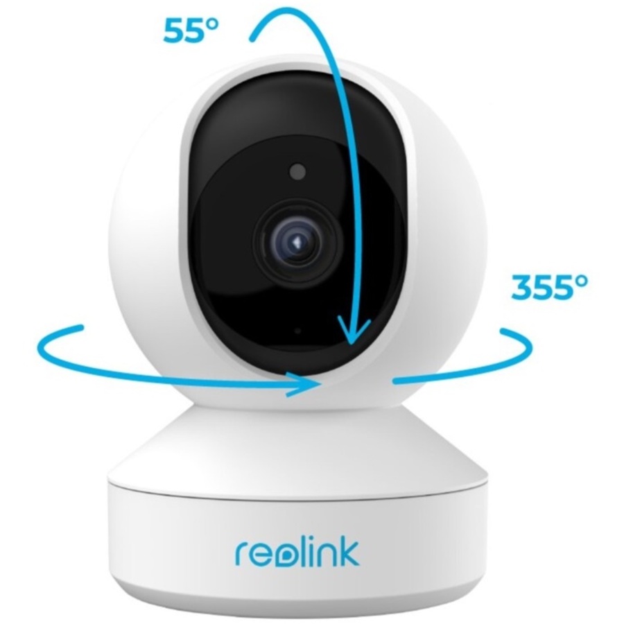 Reolink E Series E340 ~ 5MP viedā PTZ WiFi-5 iekštelpu kamera