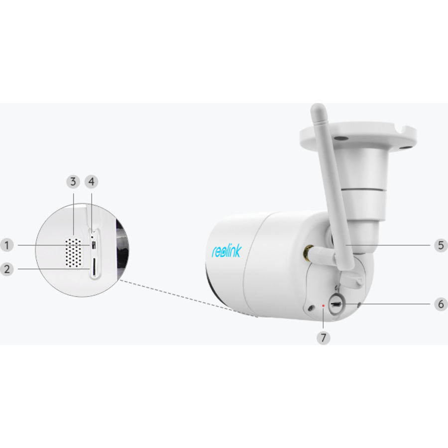 Reolink Argus Series B320 ~ 3MP WiFi ārējā kamera ar akumulatoru