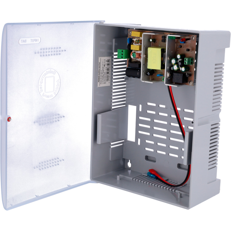 PD-60-UPS ~ 5A 12V DC UPS barošanas bloks ar vietu akumulatoram līdz 17A/h