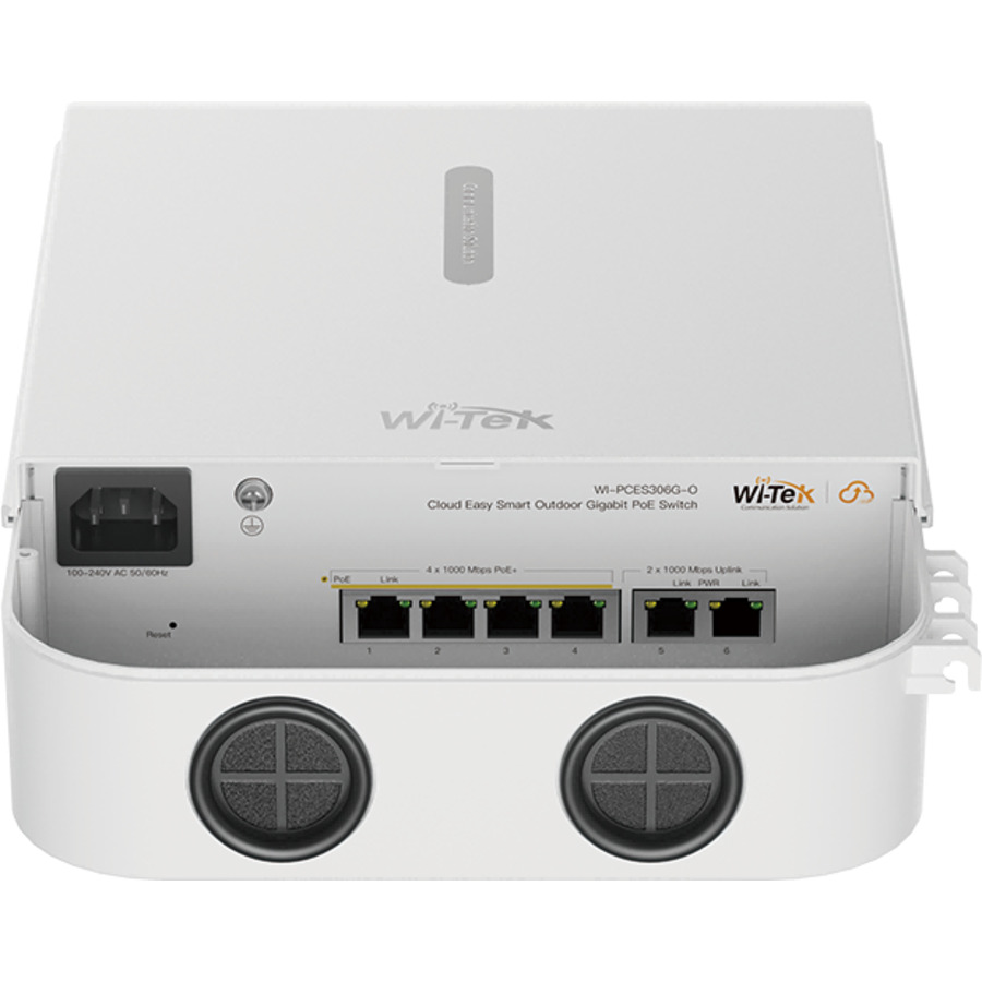 WI-PCES306G-O ~ Ārējais PoE Komutators 4GE(PoE)+2GE(Uplink)(PoE 60W)