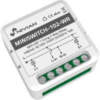 NVS-MINISWITCH-102-WR ~ WiFi viedais relejs 16A (Tuya APP)
