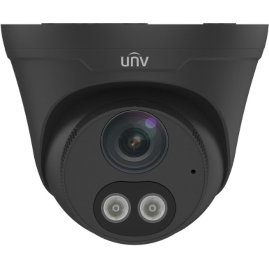 IPC3614LB-AF28K-DL BLACK ~ UNV Colorhunter IP kamera 4MP 2.8mm (SMART IR + WHITE LED)