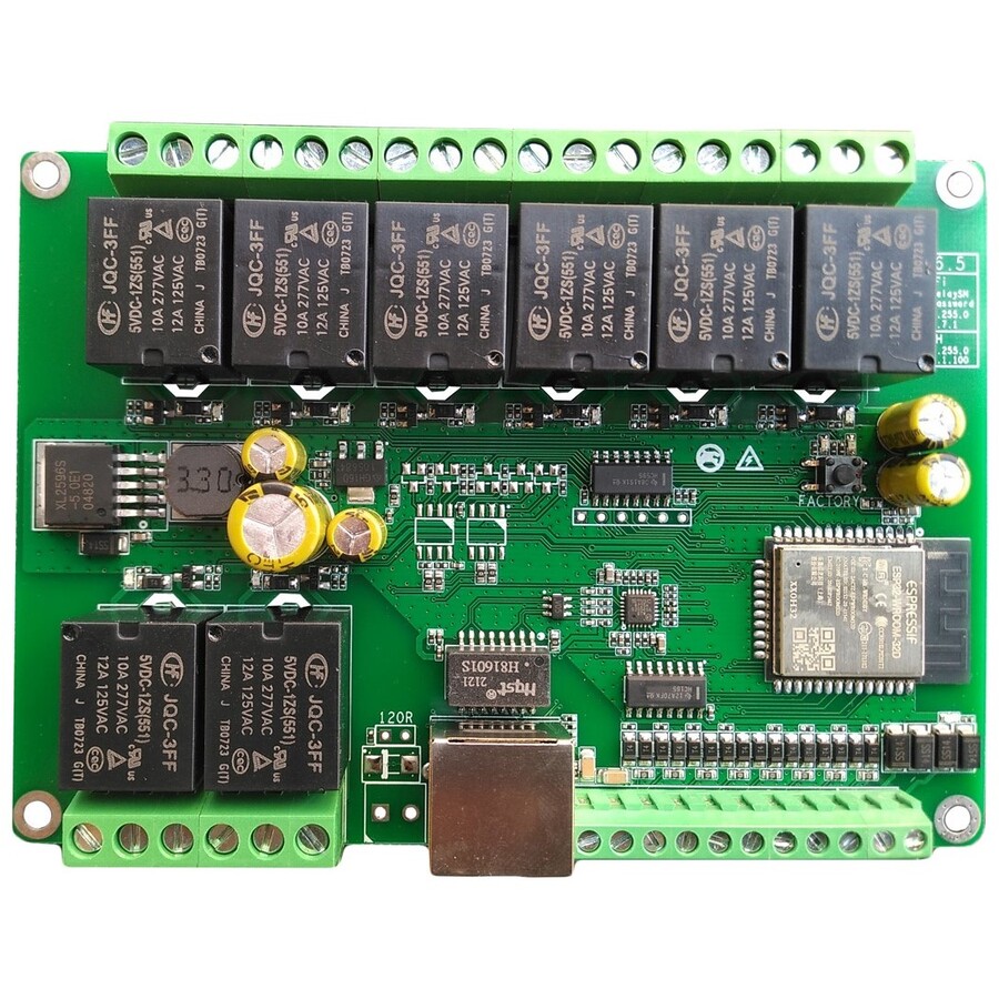 DT-R008 ~ IP/WIFI 8 kanalu releja plate NVR videoreģistrātoriem