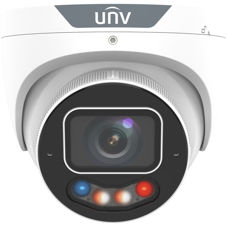 IPC3638SE-ADZKMC-WP-I1 ~ UNV Tri-Guard + Wise-ISP IP камера 8MP моторзум 2.8-12мм (SMART IR + WHITE LED + BLUE/RED LIGHT)