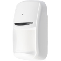 PIR Combi VB WH ~ U-PROX bezvadu aizkaru kombinētais detektors (Curtain PIR+GBD) 10m 7.5° 868MHz