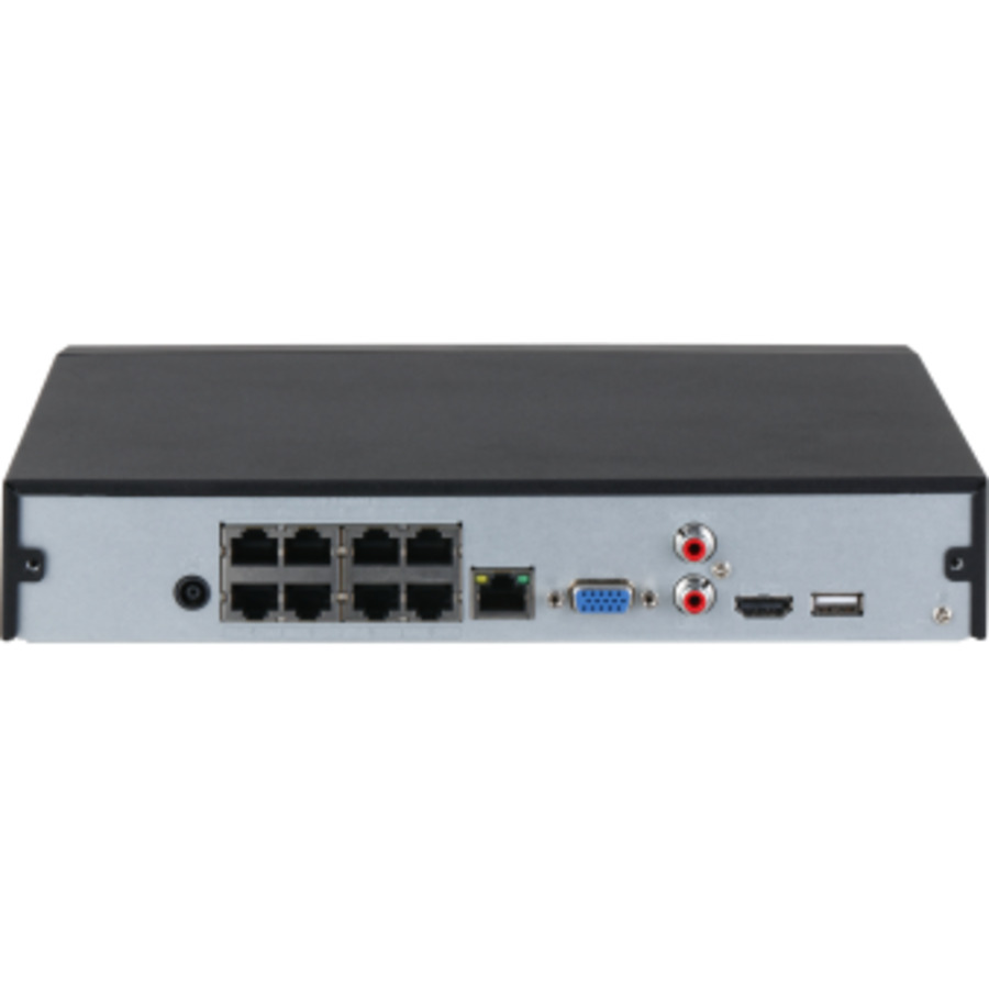 DHI NVR4108HS-8P-4KS3 ~ Dahua 12MP IP NVR 8 каналов/8PoE 80Мбит HDDx1