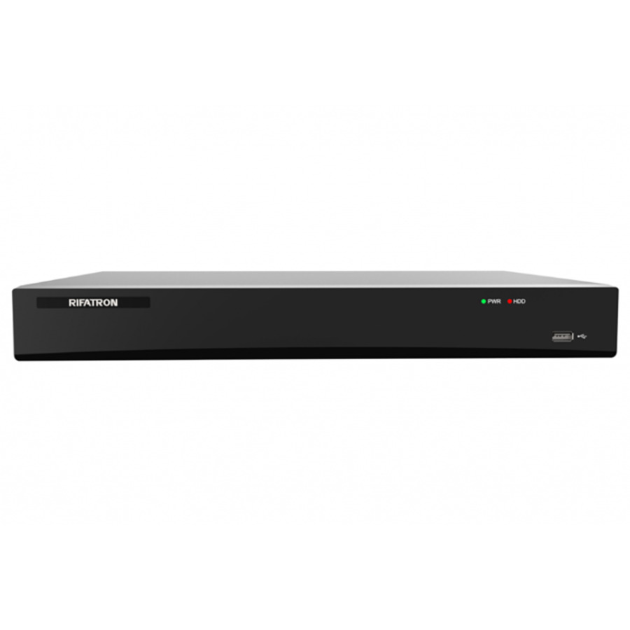 LO11-0808-323A ~ Rifatron 8MP IP NVR 8 kanāli/8PoE HDDx2