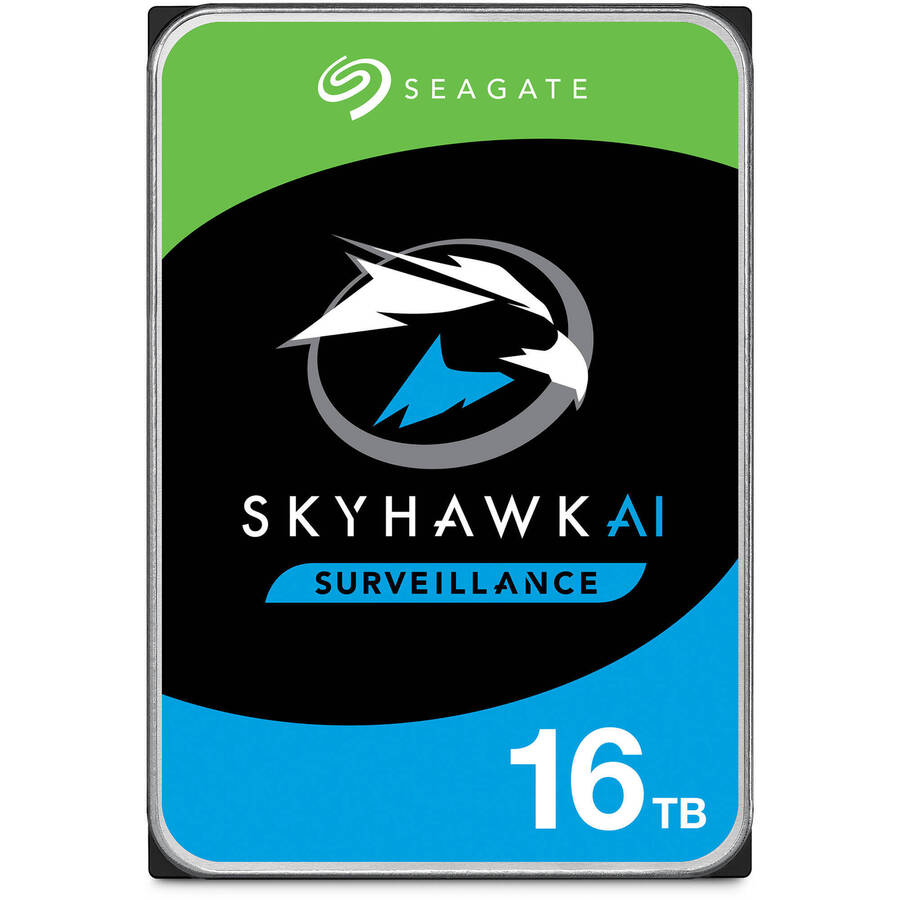 ST16000VE005 ~ HDD 16TB | 7200RPM | 64Mb | UNV SEAGATE Skyhawk cietais disks videonovērošanas iekārtām