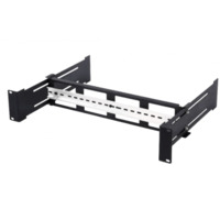 2U 19'' DIN sliede, Automātiskajiem slēdžiem u.c. DIN stiprinājuma ierīcēm | 483x360x85mm