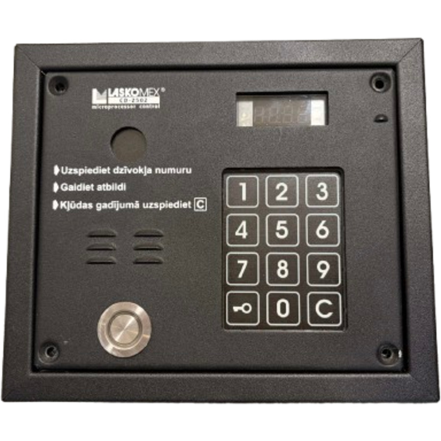 CP-2502T ~ Laskomex входная панель с TM ключем черная (б/у)