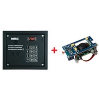 CP-2503R + KAM-3P-1 ~ Многоабонентская вызывная панель аудиодомофона врезная Laskomex с камерой и RFID