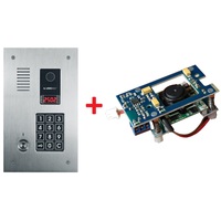 CP-2523TR + KAM-3-1 ~ Многоабонентская вызывная панель аудиодомофона с камерой TM и RFID считывателем врезная Laskomex