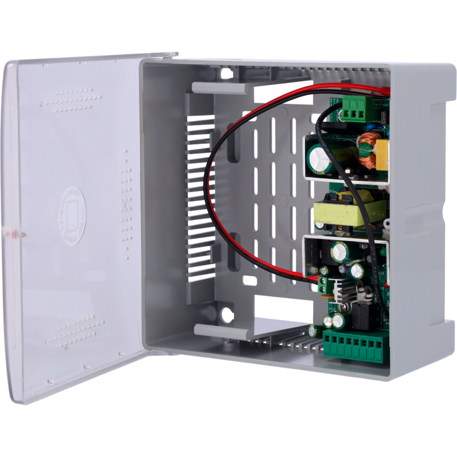 AC-12DC5A-BAT7AH-P ~ 5A 12V DC UPS barošanas bloks ar vietu akumulatoram 7Ah