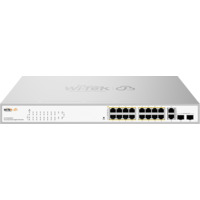 WI-PCES320GFH ~ Gigabit pārvaldāms PoE switch komutators 16GE(PoE)+2GE(Uplink)+2GE (SFP) 130W