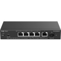 RG-ES206MG-P ~ 2.5G управляемый PoE switch коммутатор 4BE(PoE)+1BE(Uplink) +1SFP+(10G) 70Вт