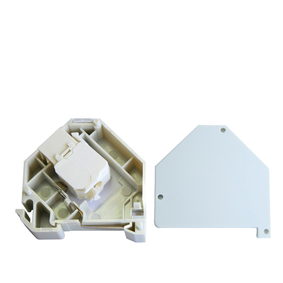 KS6A-UTP-TL180-DIN ~ UTP Cat6A KEYSTONE ar DIN-Rail adapteri