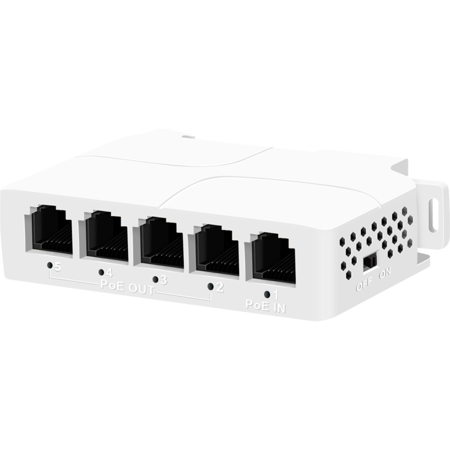 SF-POEXT4FE-DIN ~ 4FE+1FE PoE удлинитель DIN